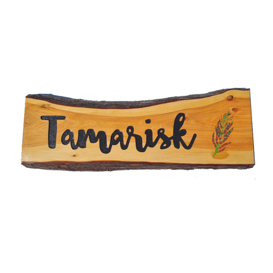 Macrocarpa 'Tamarisk' Sign